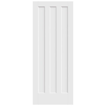 White Internal Primed Delfino 3 Panel Vertical KF Door (121738)