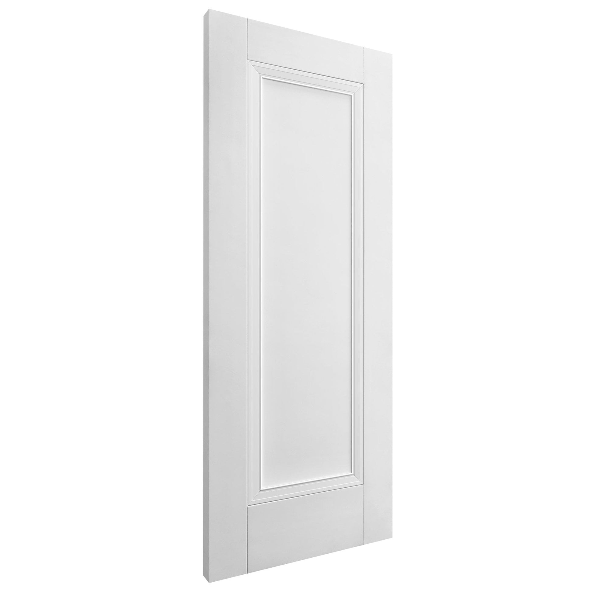 B-Grade White Internal Primed Elegance Lancaster 1 Panel Fire Door (123892)