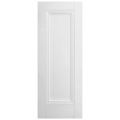 White Internal Primed Lancaster 1 Panel Fire Door (114041)