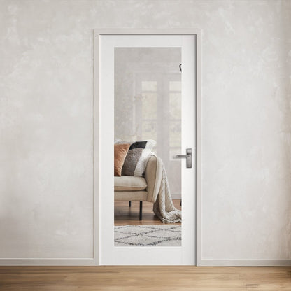 White Internal Primed Moda 1 Panel Door With Loose Glazing Bars (121743)