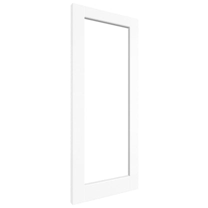 White Internal Primed Moda 1 Panel Door With Loose Glazing Bars (121743)