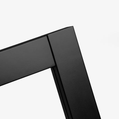 Jet Black Internal Fully Finished 3 Light Clear Glass Industrial Studio Door (124154)