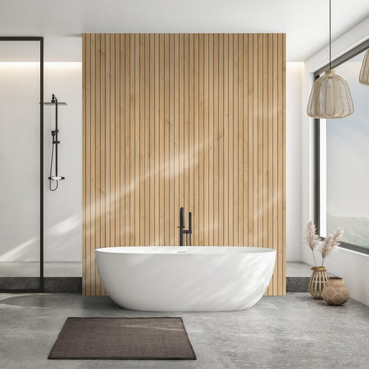 Lightwood - 2650 x 1230mm Waterproof Wall Panelling (124186)
