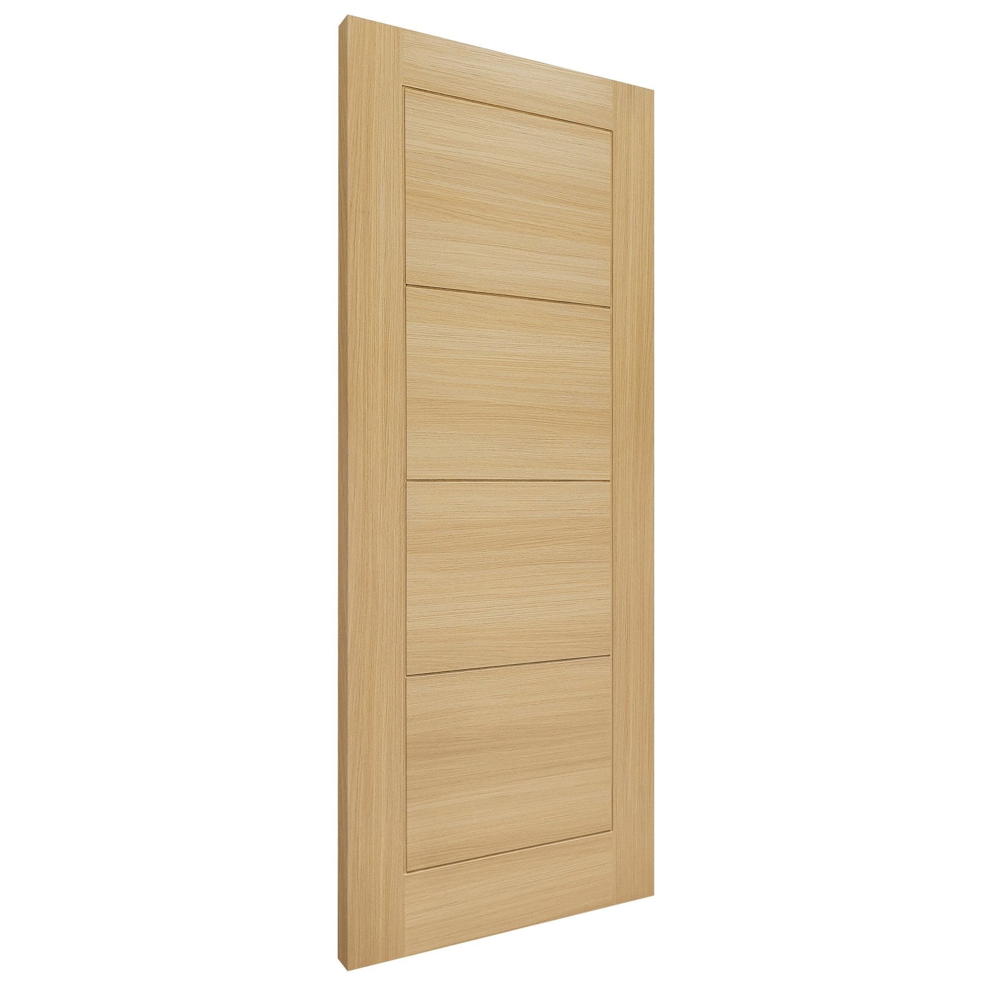 Blonde Oak Internal Fully Finished Endure Laminate Ladder FD30 Fire Door (121992)