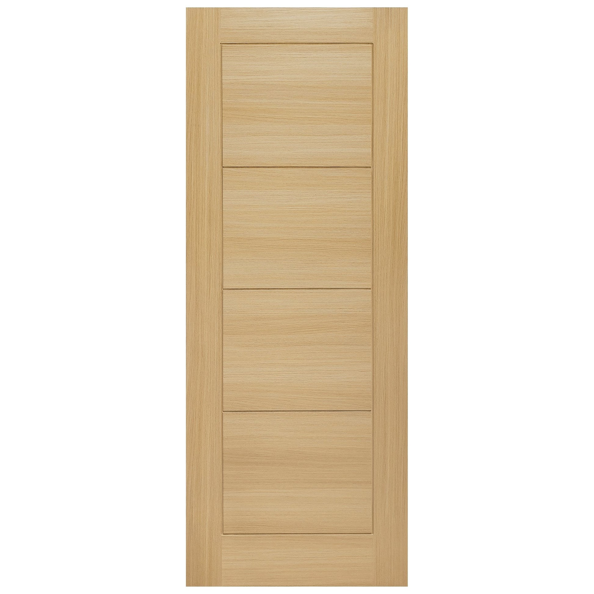 Blonde Oak Internal Fully Finished Endure Laminate Ladder FD30 Fire Door (121992)