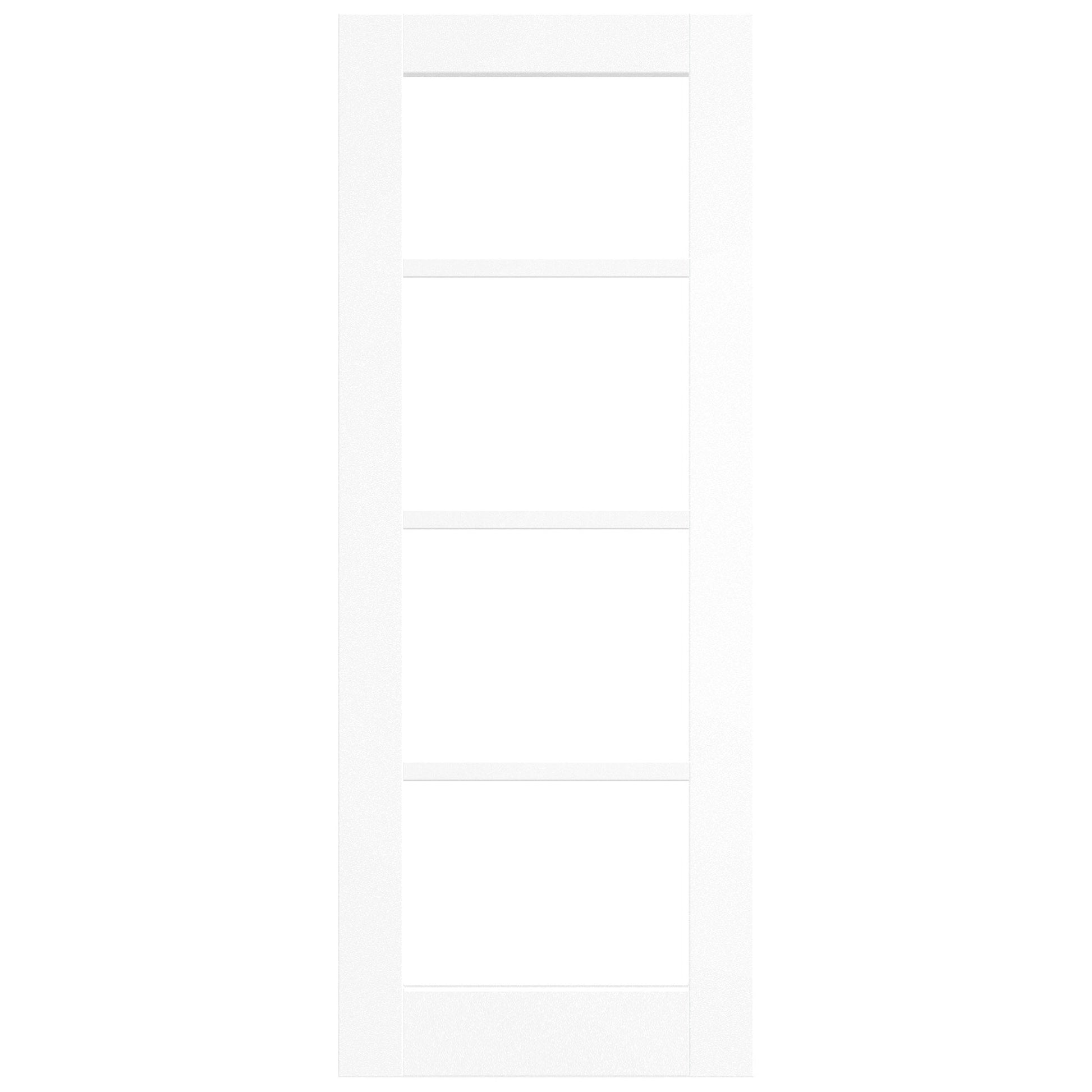 White Internal Primed Moda 1 Panel Door With Loose Glazing Bars (121743)