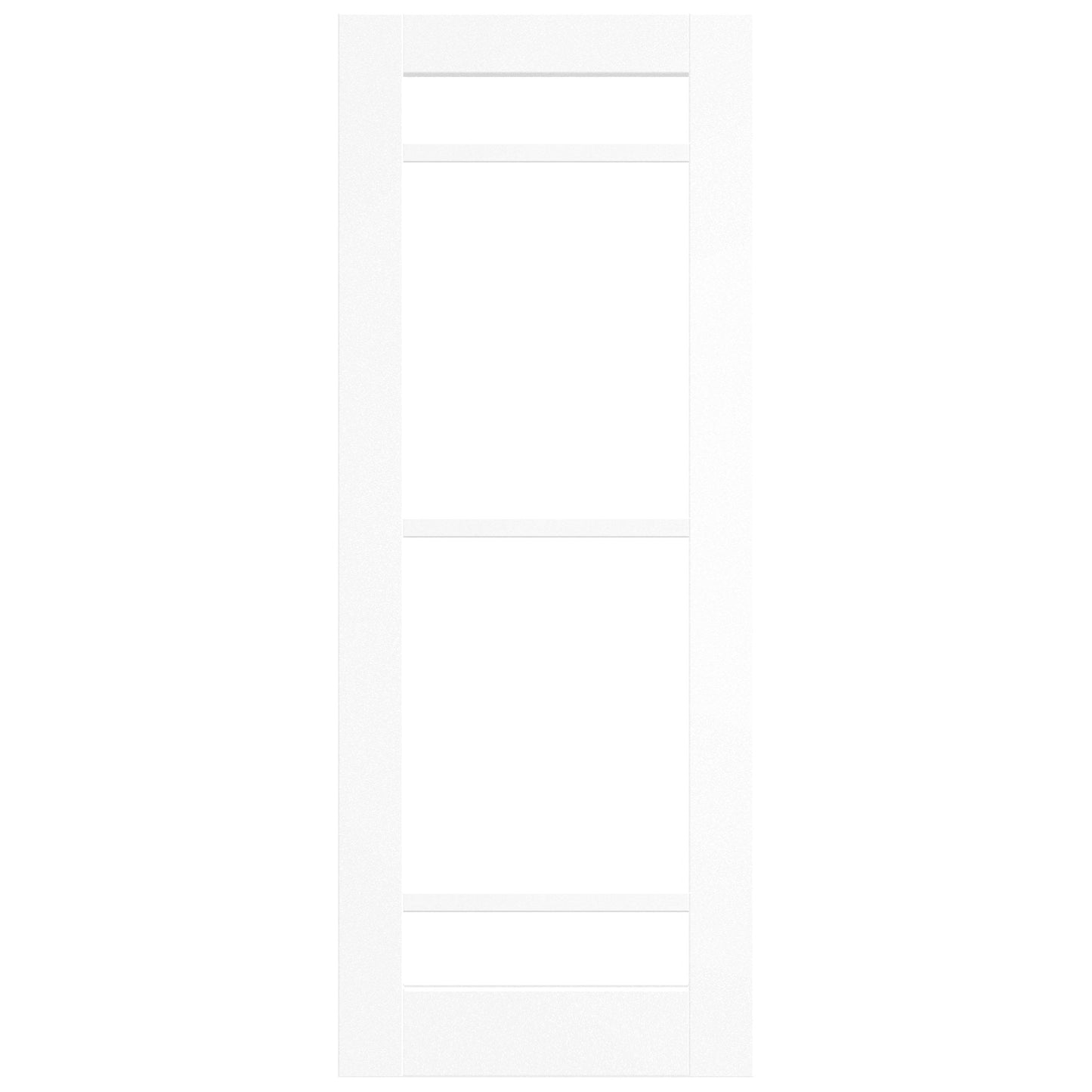 White Internal Primed Moda 1 Panel Door With Loose Glazing Bars (121743)