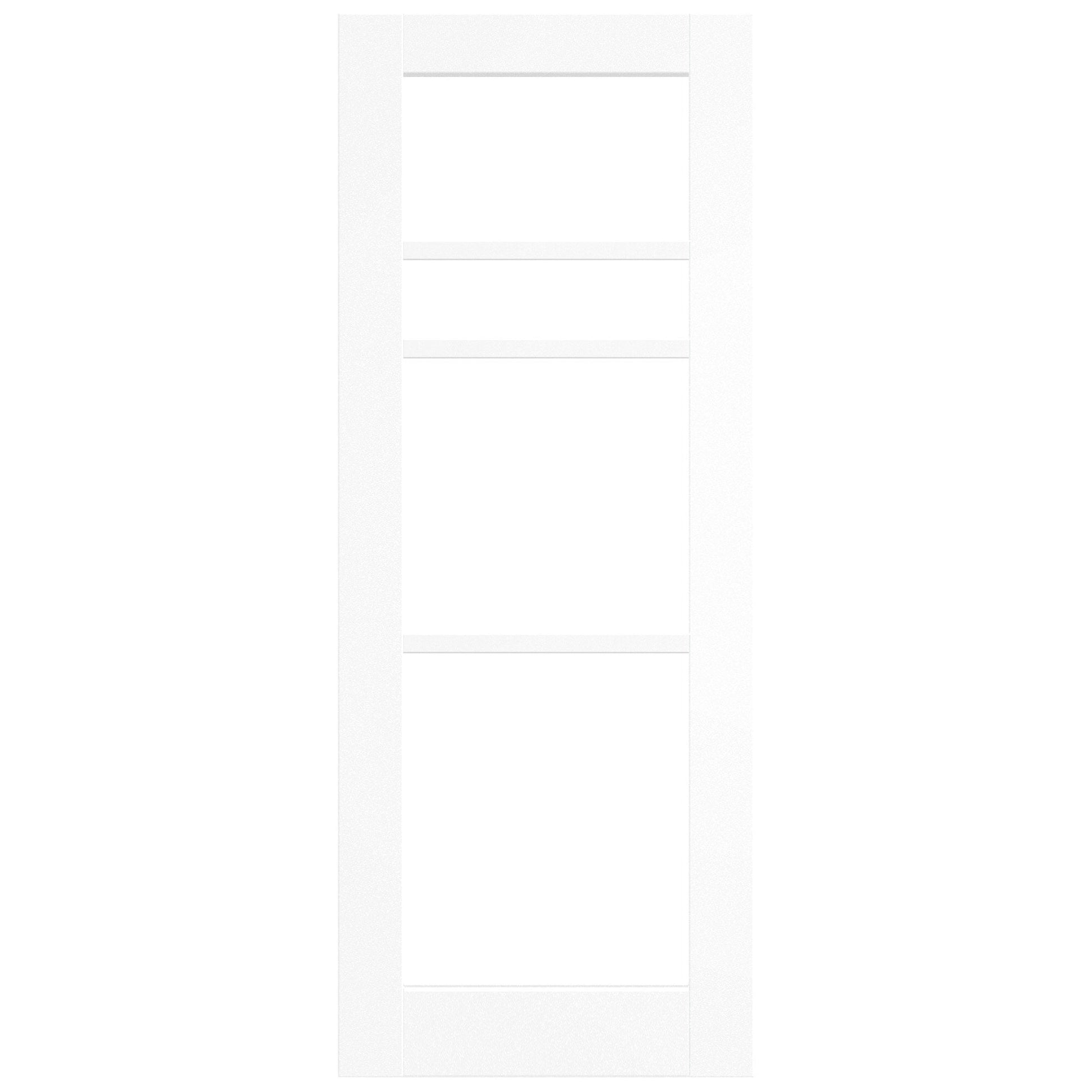 White Internal Primed Moda 1 Panel Door With Loose Glazing Bars (121743)