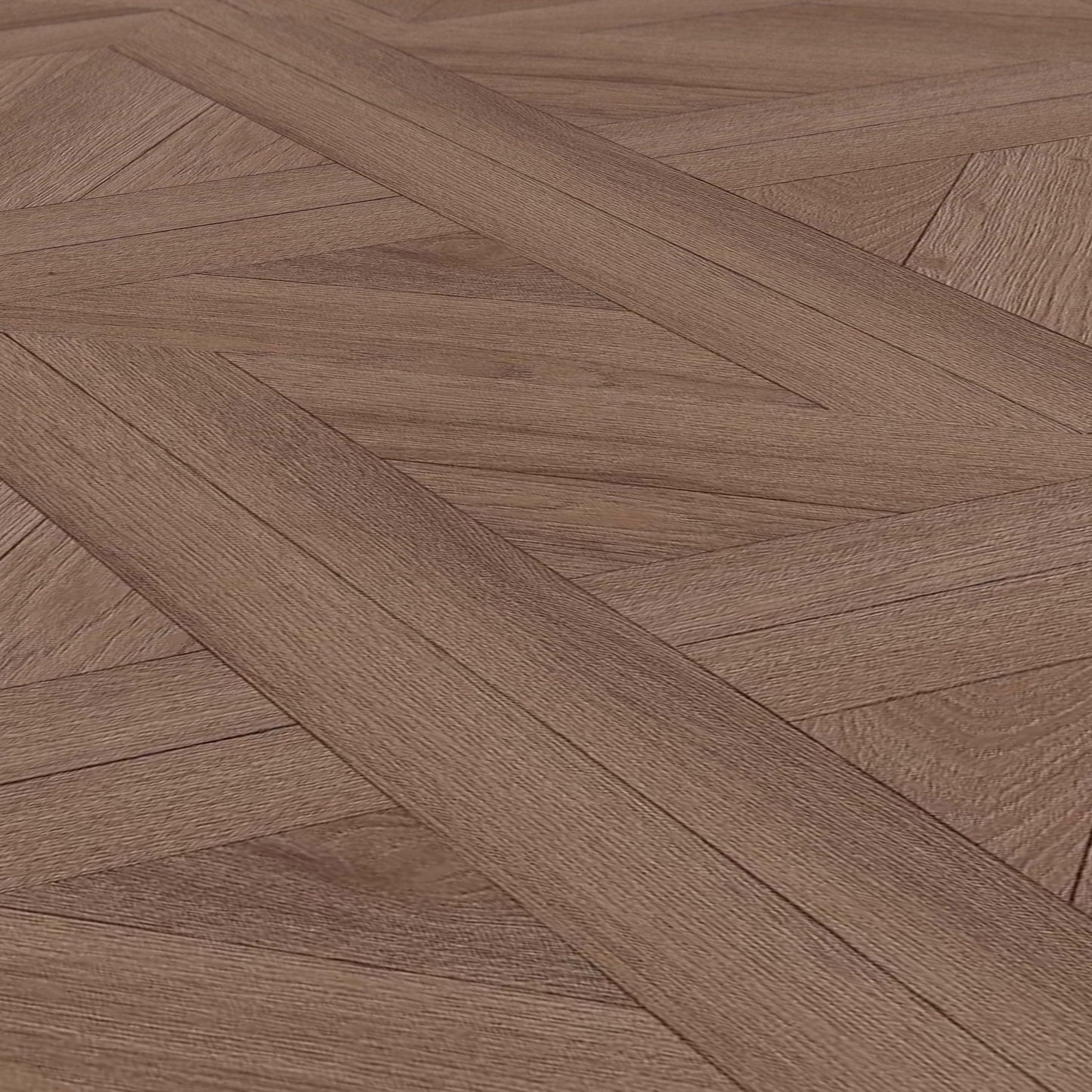 Leader-Tec | Kent Oak - LuxeVision Parquet SPC 6.5mm Rigid Core Vinyl Sample - CAH-3884 (SKU-345277)