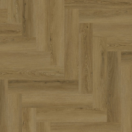 Leader-Tec | Edmonton Oak - LuxeVision Herringbone SPC 5mm Rigid Core Vinyl Sample - EWH-3981-HB (SKU-345266)