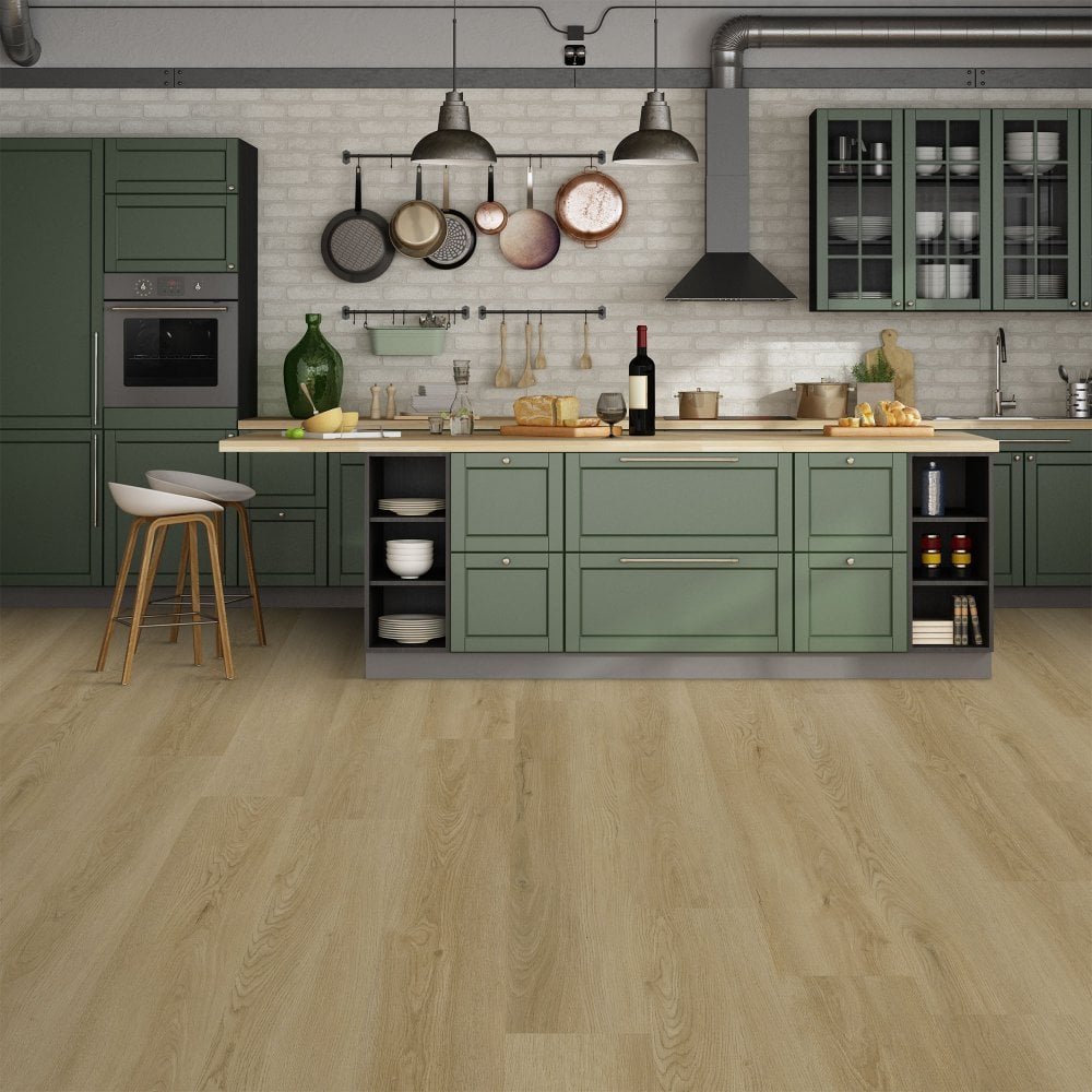 Enderby Oak - Prime Plus 5mm Embossed Purecoat Rigid Core Vinyl Flooring (123115)