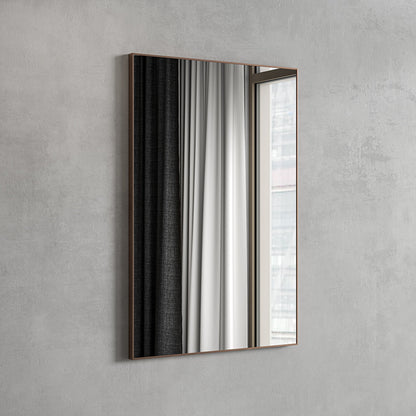 Tyros Brushed Rose Gold Mirror 600mm