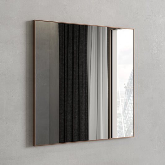 Tyros Brushed Rose Gold Mirror 700mm