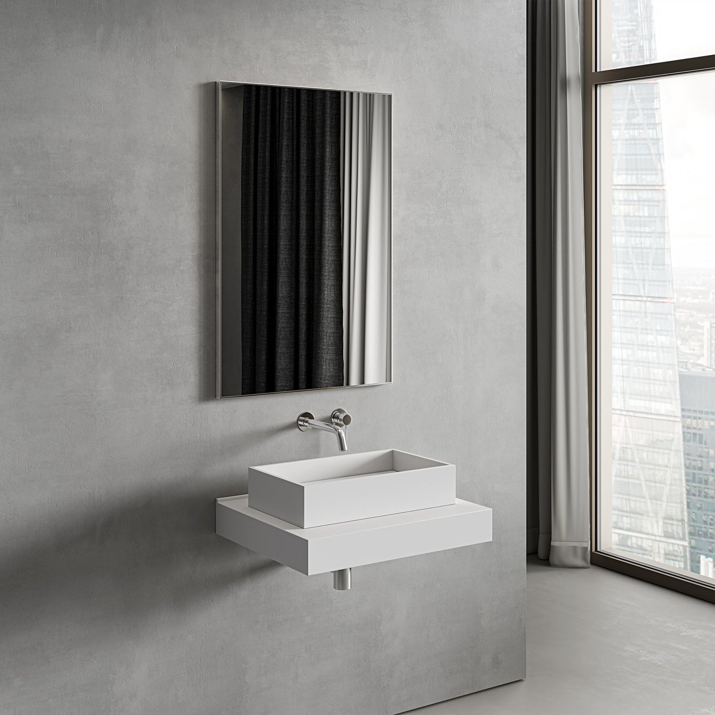 Tyros Chrome Mirror 600mm