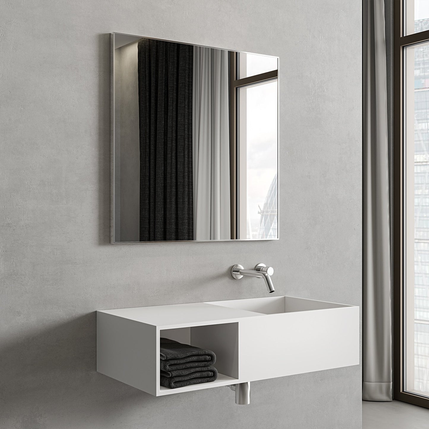 Tyros Chrome Mirror 700mm