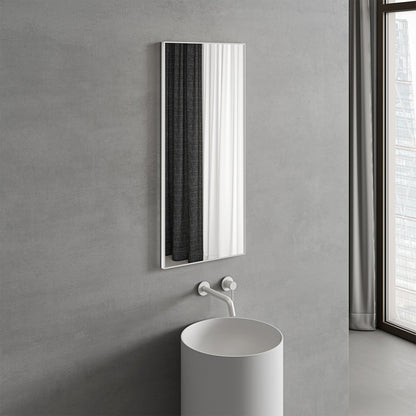 Tyros Matt White Mirror 400mm