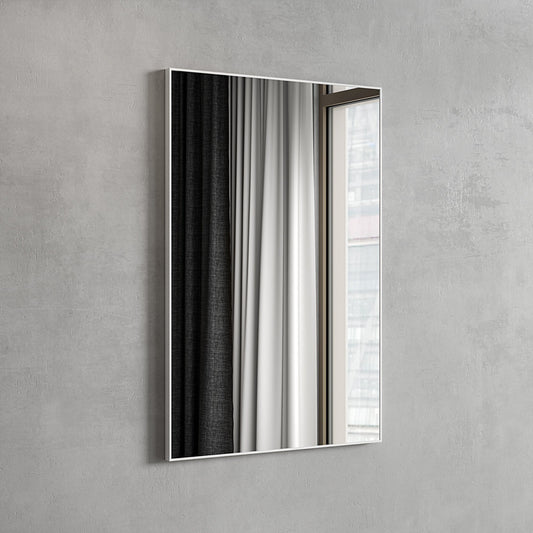 Tyros Matt White Mirror 600mm