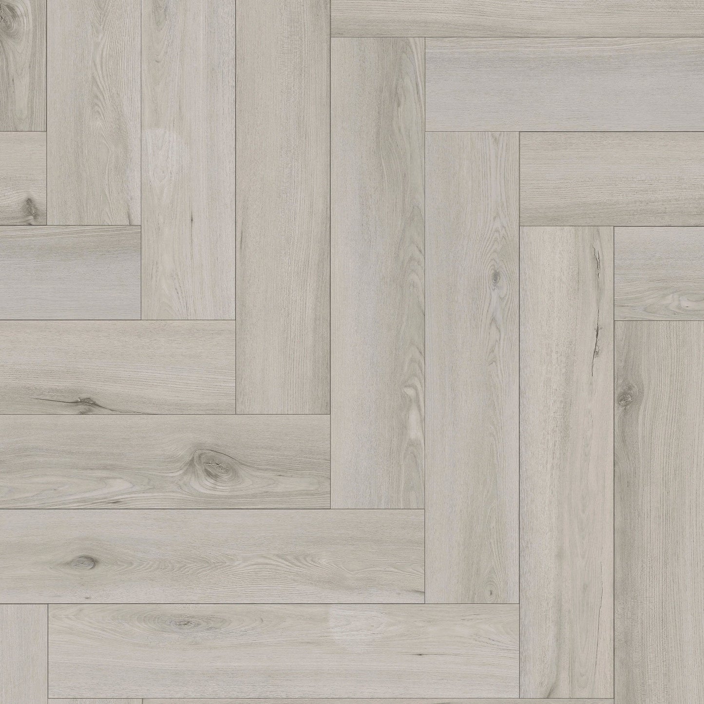 Merritt Oak - Foundation Herringbone LVT 5mm Anti-Microbial UV Coated Rigid Core Vinyl Flooring (123006)