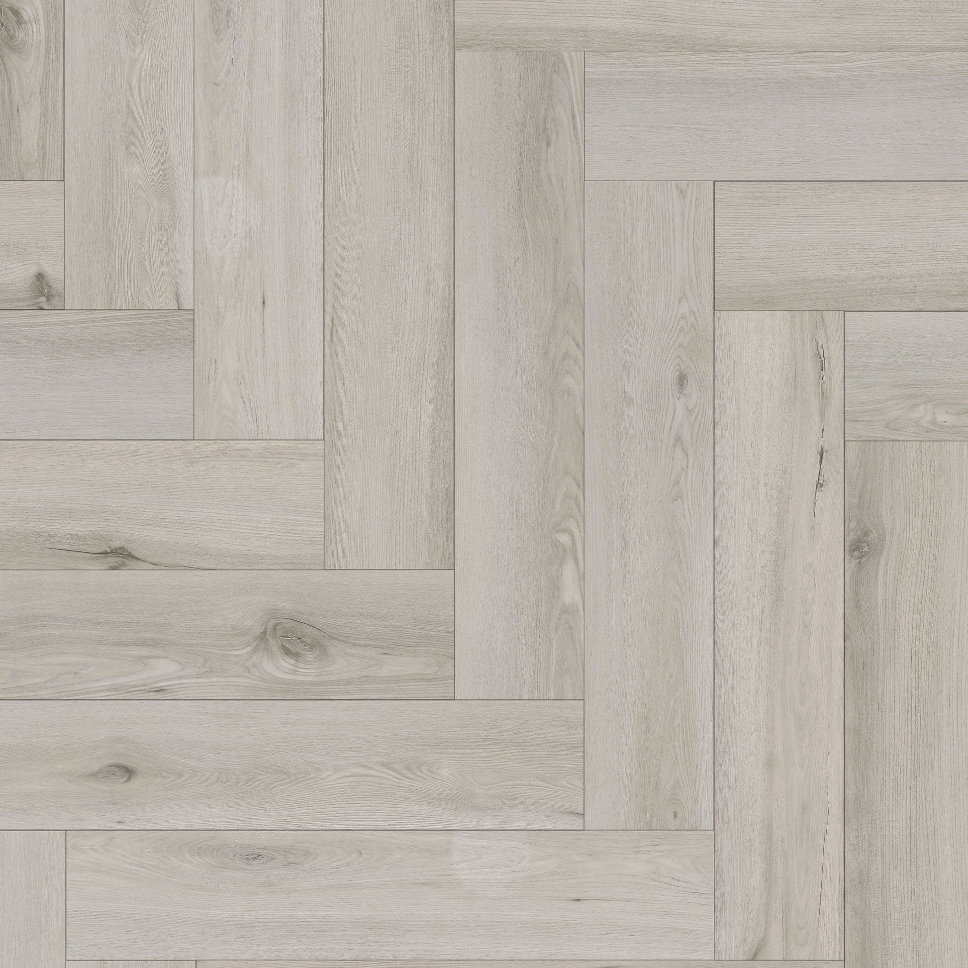 Merritt Oak - Foundation Herringbone LVT 5mm Anti-Microbial UV Coated Rigid Core Vinyl Flooring (123006)