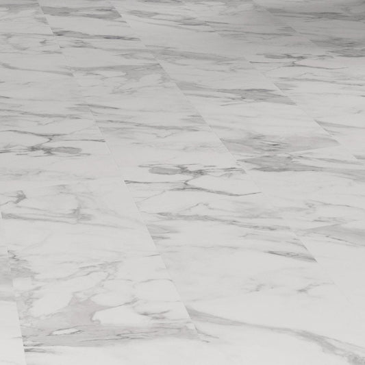 Leader-Tec | White Marble - Prime+ Tile SPC Rigid Core Vinyl Sample - XT-3995 (SKU-345262)