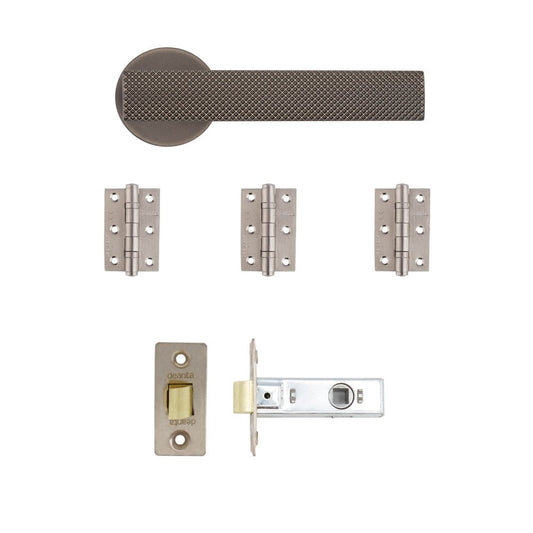 Olympia Lever Handle Set - Black Nickel (124344)