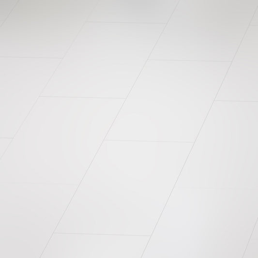 White - Lustre Flawless 8mm Matt Laminate Sample (SKU-192600)