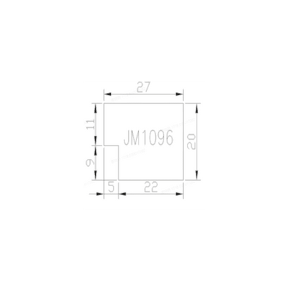 Ivory White - Elevation Acoustic 2.4m Wall Panelling Trim (121644)