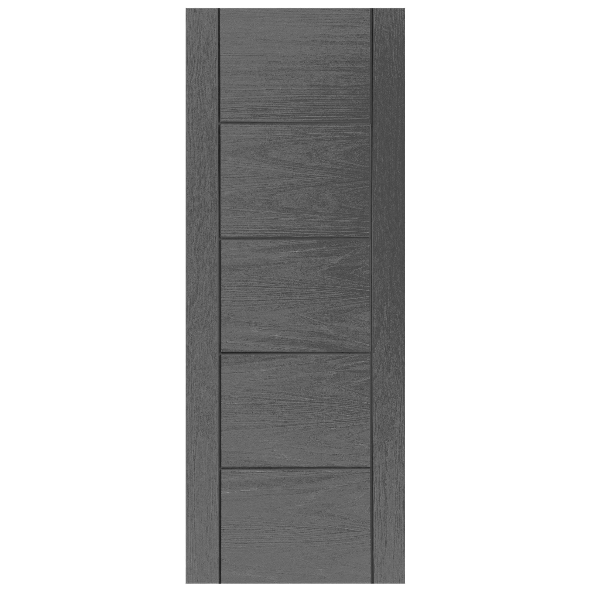 Ash Grey Internal Fully Finished Parma 5 Panel Door (121183)