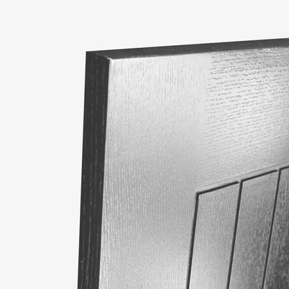 Ash Grey Internal Fully Finished Farley 1 Panel 1 Light Clear Glass Door (121189)