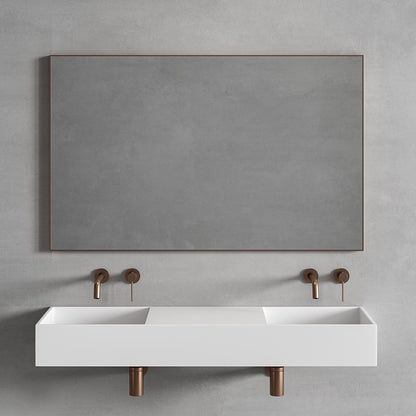Tyros Brushed Rose Gold Mirror 1200mm