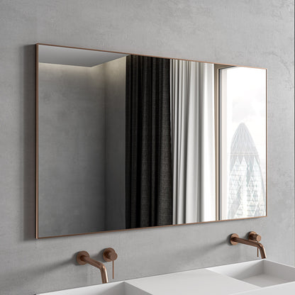 Tyros Brushed Rose Gold Mirror 1200mm