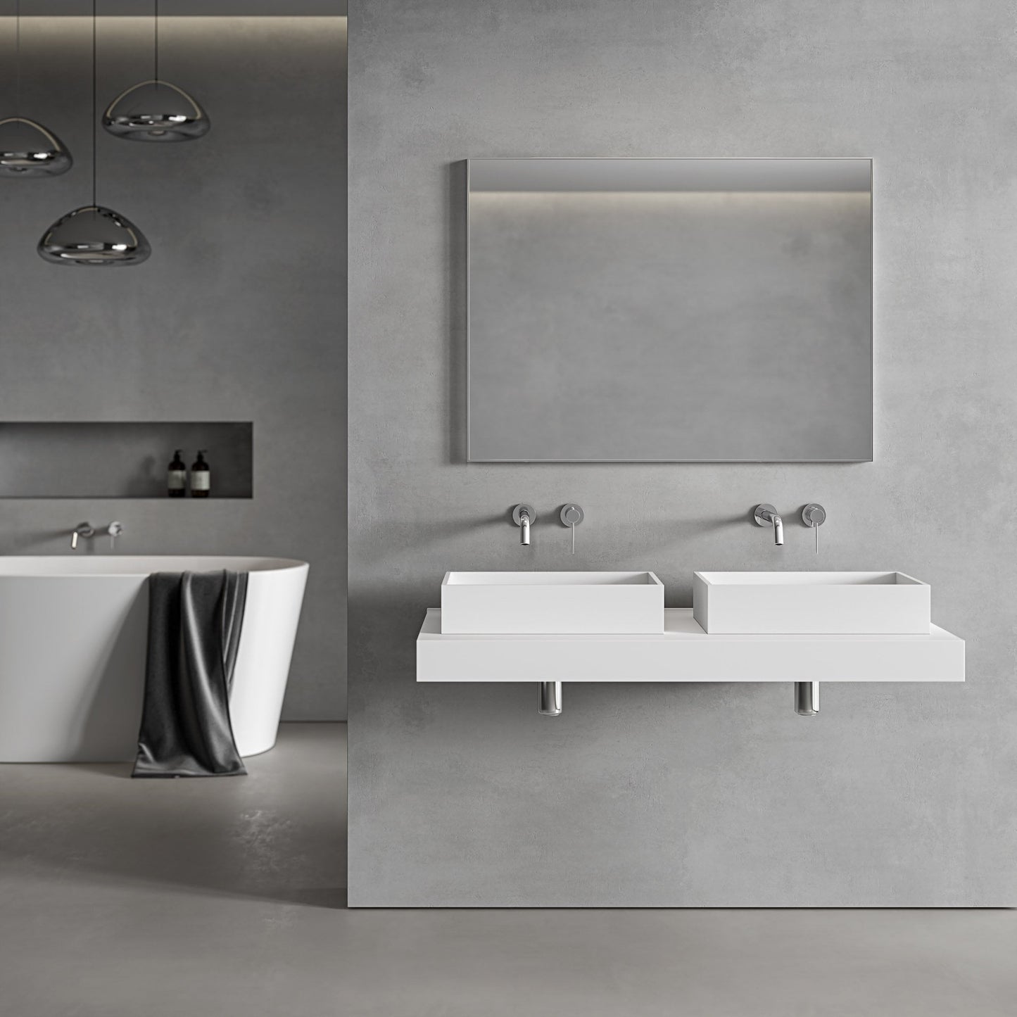 Tyros Chrome Mirror 1000mm