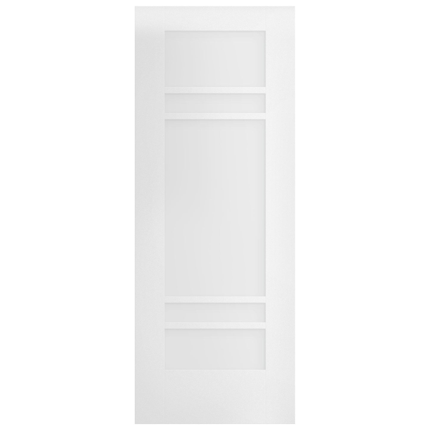 White Internal Primed Moda 1 Panel Door With Loose Bars (121743)