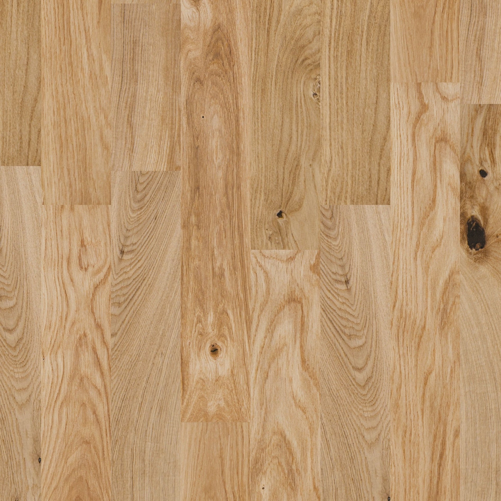 Natural Oak - Premium Click 14mm Matt brushed UV lacquer Engineered Real Wood Flooring (74922)