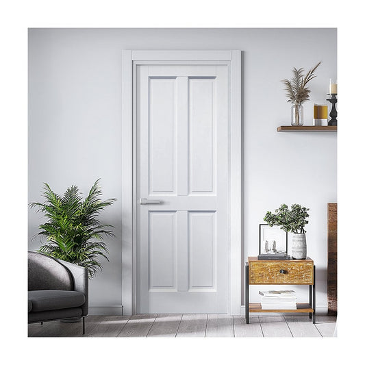 White Internal Primed Berkeley 4 Panel Door (76317)