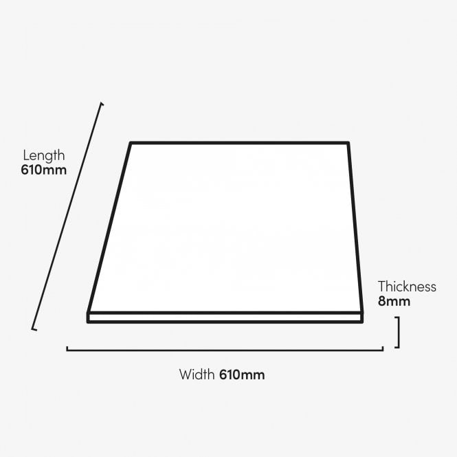White Marble - Quadro 8mm High Gloss Laminate Flooring (5x Packs)
