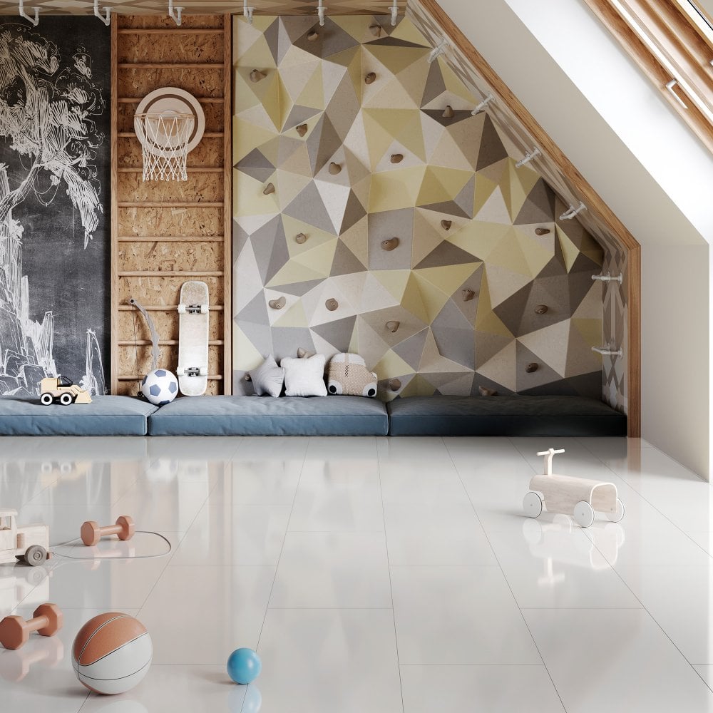 White - Lustre Flawless 8mm High Gloss Laminate Flooring (69724)