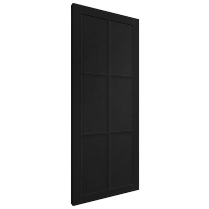 Black Internal Fully Finished Studio 6 Panel Door (121190)