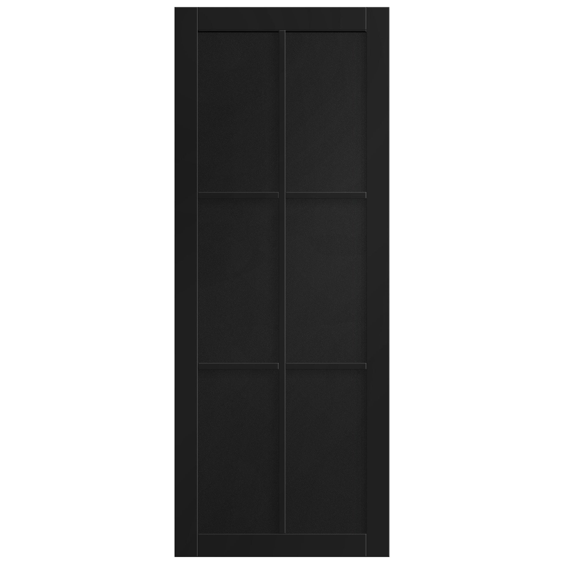 Black Internal Fully Finished Studio 6 Panel Door (121190)