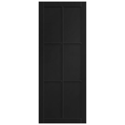 Black Internal Fully Finished Studio 6 Panel Door (121190)