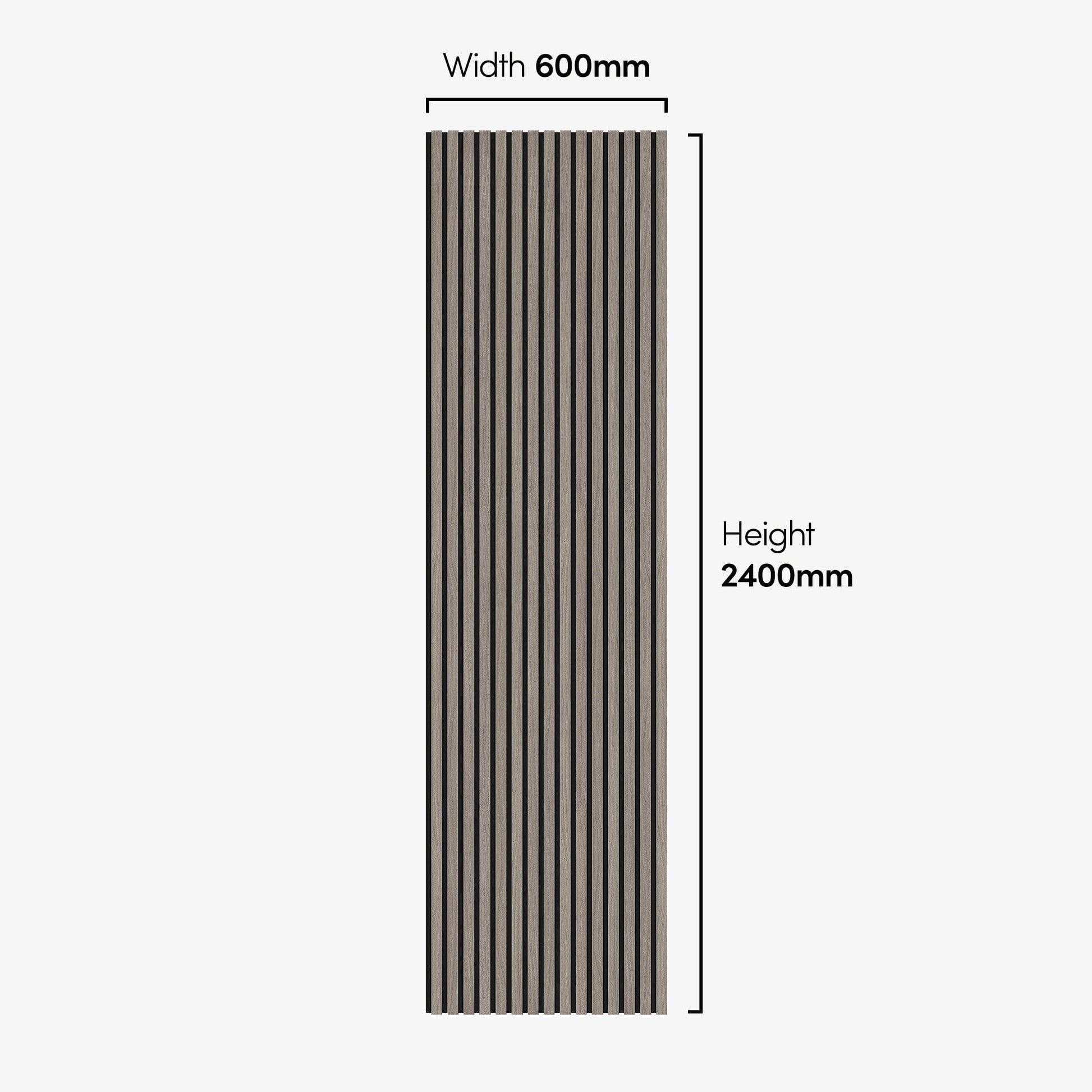 Light Grey - Elevation Acoustic 20mm Fully Finished Wall Panelling (120982)