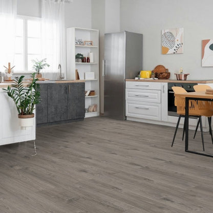 Atlas Oak Anthracite - Robusto Villa 12mm Laminate Flooring (124515)