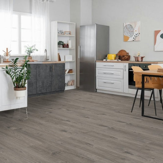 Atlas Oak Anthracite - Robusto Villa 12mm Laminate Flooring (124515)