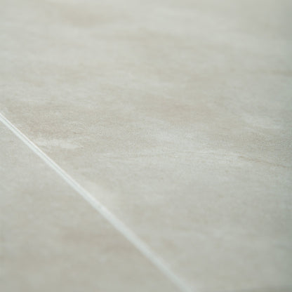 Xonic Beige - Luxe Vision Pre-Grouted 5.5mm Stone Embossed UV Coated Rigid Core Vinyl Flooring (123033)