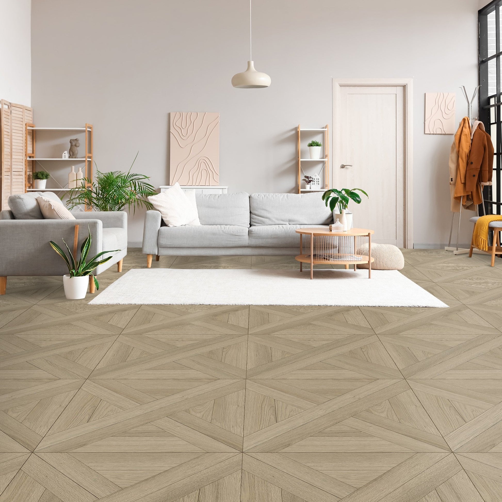 Surrey Oak - Luxe Vision SPC 6.5mm Embossed UV Coated Rigid Core Vinyl Flooring (123038)