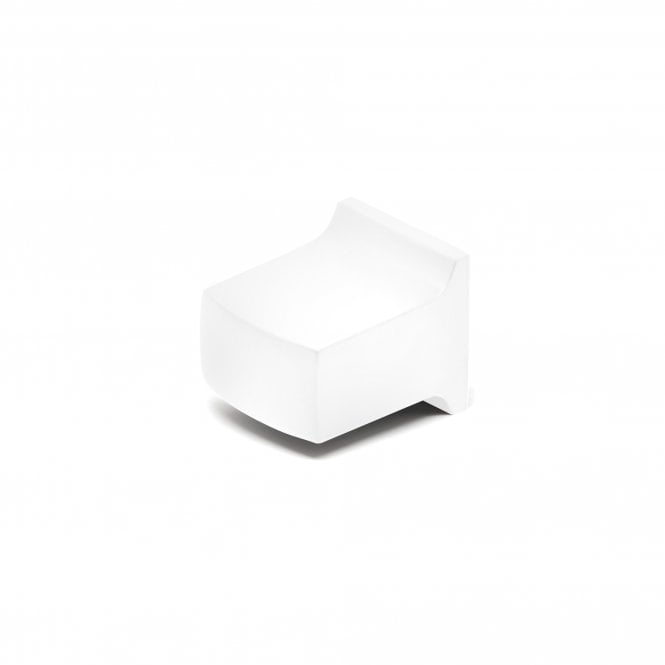 Studio Square WC Thumbturn Lock - Matt White (124496)