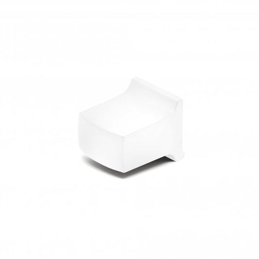 Studio Square WC Thumbturn Lock - Matt White (124496)