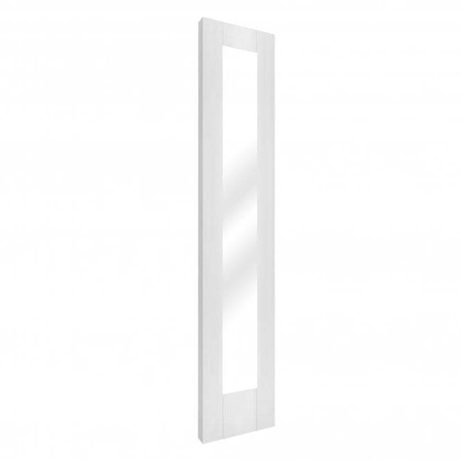 External White Painted Composite Obscure Glass Universal Sidelight (121033)