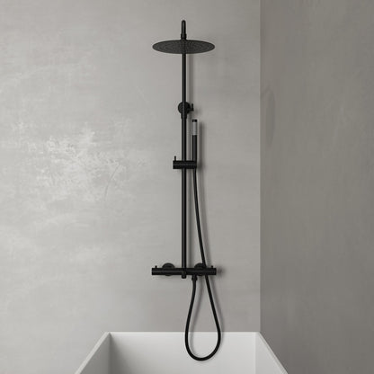 Delta Exposed 3-Way Thermostatic Shower With Riser