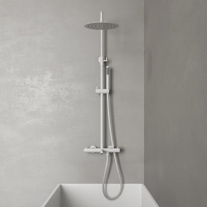 Delta Exposed 3-Way Thermostatic Shower With Riser